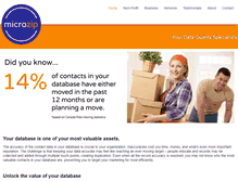 Tablet Screenshot of microzip.com